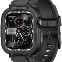 amBand M1 Sport Case Band for Apple Watch Ultra 3/2/1 & SE 3/2/1 & Series 11 10 9 8 7 6 5 4 3 49mm 46mm 45mm 44mm 42mm 41mm 40mm 38mm, Shockproof & Scratch Resistant Rugged Bumper for Men
