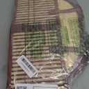 6 Set Easter Bamboo Baskets for Gifts Empty - 6"x7.5"x11.4" Large Easy to Setup Sturdy Gift Wrapping Basket with 2 Clear Bags and Bows, for Graduation, Mother's Day, Baby Shower, Housewarming, Brown