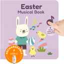 Cali's Books Easter Nursery Rhymes Musical Book - Easter Basket Stuffers for Toddlers, Baby Easter Basket Stuffers, Easter Gifts for Toddlers, Rechargeable Musical Books for Toddlers 1-3
