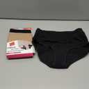 Hanes Women's Comfort, Period. Briefs, Super Leak Post-Partum & Period Underwear, 3-Pack, Large