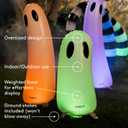 FUNBOY Standing Ghost Halloween Dcor (3 Pack)  Freestanding Indoor/Outdoor Spooky Decorations for Lawn, Porch, or Entryway