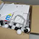 Ledido 34 Colors Marquee Letters 4 Feet Tall with Remote, Easy to Assemble 4FT Marquee Light Up Letters, Large Black Letter for Birthday Graduation Wedding Events Party Decorations, Light Up Letter W