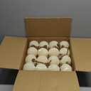 32 Pcs Velvet Christmas Tree Ornaments Balls with Velvet Ribbon Christmas Tree Hanging Decorations Neutral Flocked Balls Bulk for Xmas Home Indoor (White)