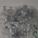 32 Pack 8OZ Sliver Plastic Jars With Screw On Lids Plastic Mason Jars Food Storage Container For Storing Dry Food, Candy, Cream, Peanut, Butter