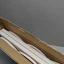 Mooliwe Scalloped Felt Bulletin Cork Board Foldable Beige 96 * 48 Inch