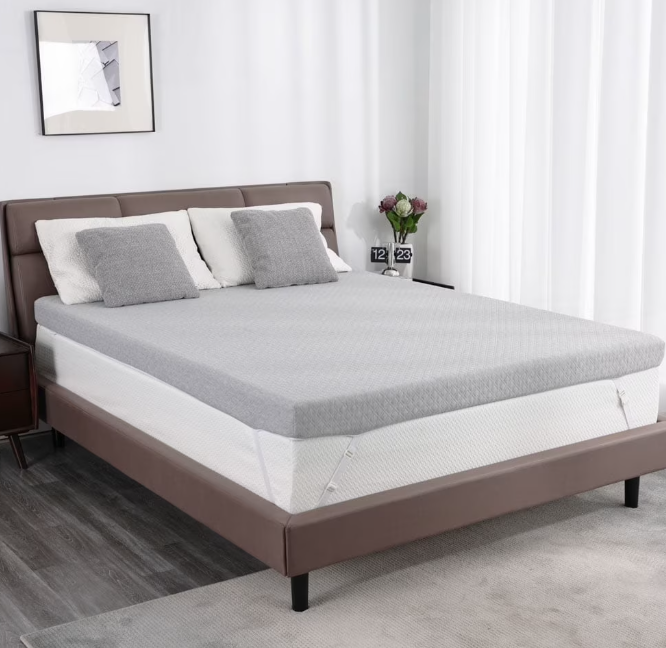 3 Inch Gel Memory Foam Mattress Topper Queen, Cooling Mattress Topper with Removable & Washable Cover