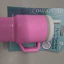 Infantino My 1st Tumbler, 9 Oz. Silicone Sippy Cup with Straw & Handle, Spill-Resistant Baby Cup for On-the-Go, BPA-Free Transition Bottle, Cotton Candy