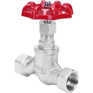 Shut Off Globe Valve - 3/4" NPT Female Thread Stainless Steel 304 Heavy Duty S Type Rotary Sluice Stop Valve (0.75 Inch)