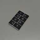 Mote Wallet Credit Card Size Pillbox Carry Medications, Pills 7 Day Weekly Organizer Pill case, Mini, Small Holder, Tiny, Travel, mote, Medicine(Mini Moonpie)