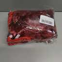 2 x Red Costume Jumpsuits for Girl Rise Red with Wig Bodysuits with Skirt Party Dress up for 4-10Y (6-7Years)