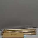 Curtain Rods No Drilling for Windows 36 to 88 Inch:No Drill Small Gold Curtain Rod with Adhesive Brackets for Bedroom,5/8" Apartment Renter Friendly Adjustable Drapery Rods Easy Install