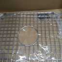 Serene Valley Sink Grid 18-1/8" L x 13-3/8" W, Centered Drain with Corner Radius 3-1/2", NDG1813C