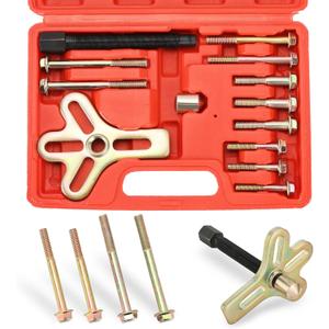 Harmonic Balancer Steering Wheel Puller Kit | 13PCS Flywheel Puller, Crankshaft Pulley Puller, Crankshaft Pulley Removal, Steering Wheel Pulling Set