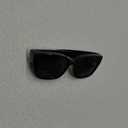 Myiaur Fit Over Sunglasses for Women, Trendy Designer Style Oversized Polarized Sunglasses for Driving with UV400 Protection (A01 Black Frame/Gray Lens)