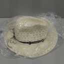 Straw Sun Hats for Women Men Panama Fedora Summer Hat with Leather Belt Wide Brim Beach Sun Jazz Cap (7-7 1/4, 1#beige)