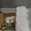 Wokceer Ivory Backdrop Curtain for Wedding Parties 10x8FT Wedding Curtains Backdrop Drapes Polyester for Photoshoot Baby Shower Birthday Party Curtains Photography Background 2 Panels 5x8FT (10FTx8FT)