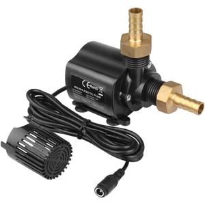DC 12V Submersible Clear Water Pump, Adjustable Power, 210 GPH Aquarium Fountain Pumps