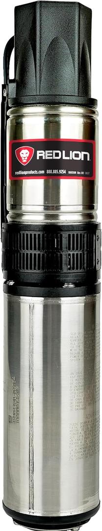 Red Lion RL12G05-2W2V 4-inch Submersible Deep Well Pump, 1/2 HP, 12 GPM, 2-Wire, 230 Volt, Steel, 14942402