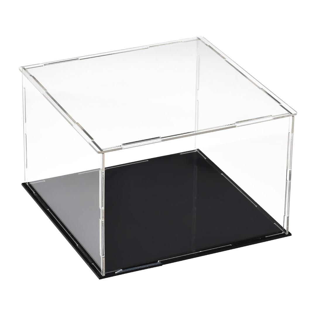 uxcell Acrylic Clear Display Case Box Dustproof Protection Showcase Cube Collectibles Show Box 7.9x7.9x5.9inch