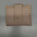 GEEAD Small Wallets for Women Slim Bifold Credit Card Holder Minimalist Zipper Coin Pocket (Khaki)
