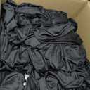 20x10ft Wrinkle Free Black Backdrop Curtain for Parties Soft Fabric Drapes Wedding Black Curtain Backdrop for Birthday Party Decorations Background for Photography 5x10ft, 4 Panels