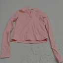 Haloumoning Girls Long Sleeve Athletic Shirts Lightweight Yoga Tops Crewneck Gym Tees with Thumb Holes (7-8 Years, Nude Pink)