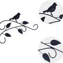 SLL 2Pack Hanging Plants Bracket, 12 Inch Steel Plant Hooks for Hanging Baskets, Wall-Mounted Gardening Bracket Hook for Bird Feeders, Wind Chimes, Flower Baskets, Lanterns
