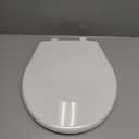 Bemis 730SLEC Slow Close Toilet Seat, Easy Clean Hinges and Durable Plastic Seat, Made in USA, Round, White