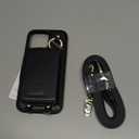 ORNARTO Magnetic Detachable Wallet Case for iPhone 16 Pro Max, [Compatible with MagSafe], Crossbody Wallet Case with Card Holder Wrist Strap, RFID Blocking PU Leather Wallet Phone Cover 6.9", Black