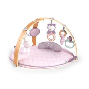 Ingenuity Cozy Spot Reversible Duvet Activity Gym & Play Mat with Wooden-Toy-bar - Calla (Pink), Newborn and up Ingenuity Cozy Spot Reversible Duvet Activity Gym & Play Mat with Wooden-Toy-bar - Calla (Pink), Newborn and up