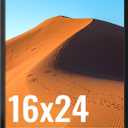 LaVie Home 16x24 Picture Frame for Wall Display, 16x24 Black Picture Frame with HD Plexiglas, 16 x 24 Poster Frame 1 Pack, Display Frame for Vertical or Horizontal, Classic Collection