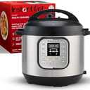 Instant Pot Duo 7-in-1 Mini Electric Pressure Cooker, Slow Rice Cooker, Steamer, Sauté, Yogurt Maker, Warmer & Sterilizer, Includes Free App with over 1900 Recipes, Stainless Steel, 3 Quart Black