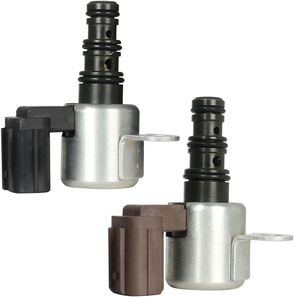 Transmission Shift Control Solenoid Valve B&C Kit Set for Honda Accord Civic Pilot Odyssey Acura TL MDX CL Replace# 28400-P6H-003 28500-P6H-003