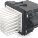 HVAC Blower Motor Resistor Control Module, Replace 15-81638, 15141283 Compatible with Buick Cadillac Chevy GMC - 2007-2013 Silverado Sierra Suburban 1500, 2007-2017 Equinox Tahoe Acadia Yukon, More