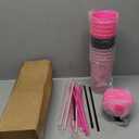 12 Pcs Bunco Party Supplies Bulk 24oz Let's Roll Dice Plastic Tumblers Bunco Cups with Lids and Straws Reusable Girls Weekend Cups Gifts for Women Game Night Casino Party Wedding Sleepover Slumber