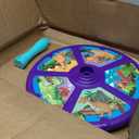 Dinosaur Sit and Spin Toy for Toddlers 1-3 3-5 360Spinning Toys Birthday Gift for Girls Boys, Stress Relief Exercise Toys Sit n Spin Toys for 2-4 Toddlers with LED & Music Early Development Toy