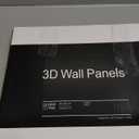 3D Wall Panels for Interior Wall Decor, 3 Layout Options PVC Textured Wall Art Decor for Living Room Bedroom TV Background Gaming Room, 12''x12'', 20 Pcs Black