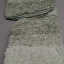 OLANLY Bathroom Rug Set 2 Piece, Soft Absorbent Microfiber Bath Mats and U-Shaped Contour Toilet Rug, Non-Slip, Machine Wash Dry, Plush Shaggy Bath Mats for Bathroom (24"x16"+24"x20", Sage Green)