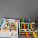 Toddler Toys for 1 2 Year Old Boy and Girl Gifts Wooden Race Track Car Ramp Racer with 4 Mini Car