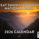 Great Smoky Mountains Calendar 2026 Tennessee Blue Ridge Monthly Wall Calender 12 Month | American Made In The USA