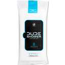 DUDE Wipes - On-The-Go Shower Wipes - 1 Pack, 8 Count- Unscented Extra-Large - Vitamin E & Aloe