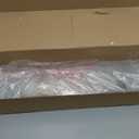 LED Bathroom Vanity Light: 24 Inch Brushed Nickel Acrylic Modern Lighting Fixtures - 3-Lights Contemporary Smoke Design Wall Lights Fixture Over Mirror 3000K