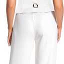 V VOCNI Suit Vest for Women Waistcoat Vintage Steampunk Dressy Casual Racerback Vest Jacket (White, XL)