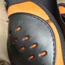 Kids Dirt Bike Gear Motorcycle Armor, Chest Protector Motocross Motorcycle Protective Gear Motorcycle Body Armor Vest with Elbow Knee Protector Pads Suit (Orange)