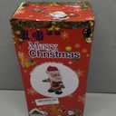 SdeNow Twerking Santa Claus,Booty Shaking Santa Dancing Santa Claus with Music Singing Animated Christmas Santa Toys for Kids- English Song