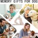 Dog Dad Gifts for Men, Cute Figurines Statue,Unique Mini Shelf Decor for The Home,Room,Bathroom,Office,Lovely Decorations for Dogs Lover (Beige)