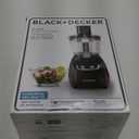BLACK+DECKER FP1600B 8-Cup Food Processor with Stainless Steel Blade, Black