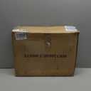 DTK 2 Tier Rolling Cart, Small Metal Utility Cart with Lockable Wheels, Foldable Craft Cart, 2 Shelf Folding Storage Trolley for Living Room, Kitchen, Bathroom, Bedroom and Office, White