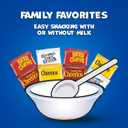 General Mills Cereal Variety Pack, Lucky Charms, Cinnamon Toast Crunch, Cheerios, and Honey Nut Cheerios, 8 Single Serve Pouches, 9.14 oz (EXP 03/22/26)