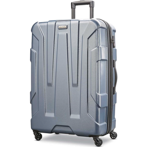 Samsonite Centric Hardside Expandable Luggage with Spinner Wheels, Blue Slate, Checked-Large 28-Inch